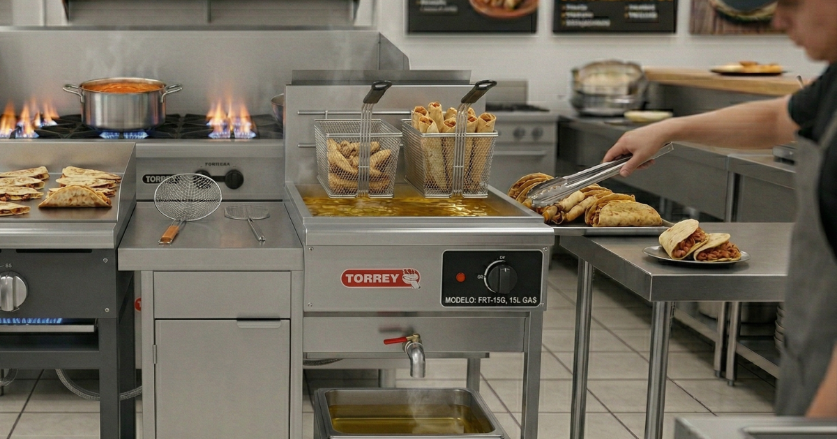 Freidora Industrial Torrey FRT-15G