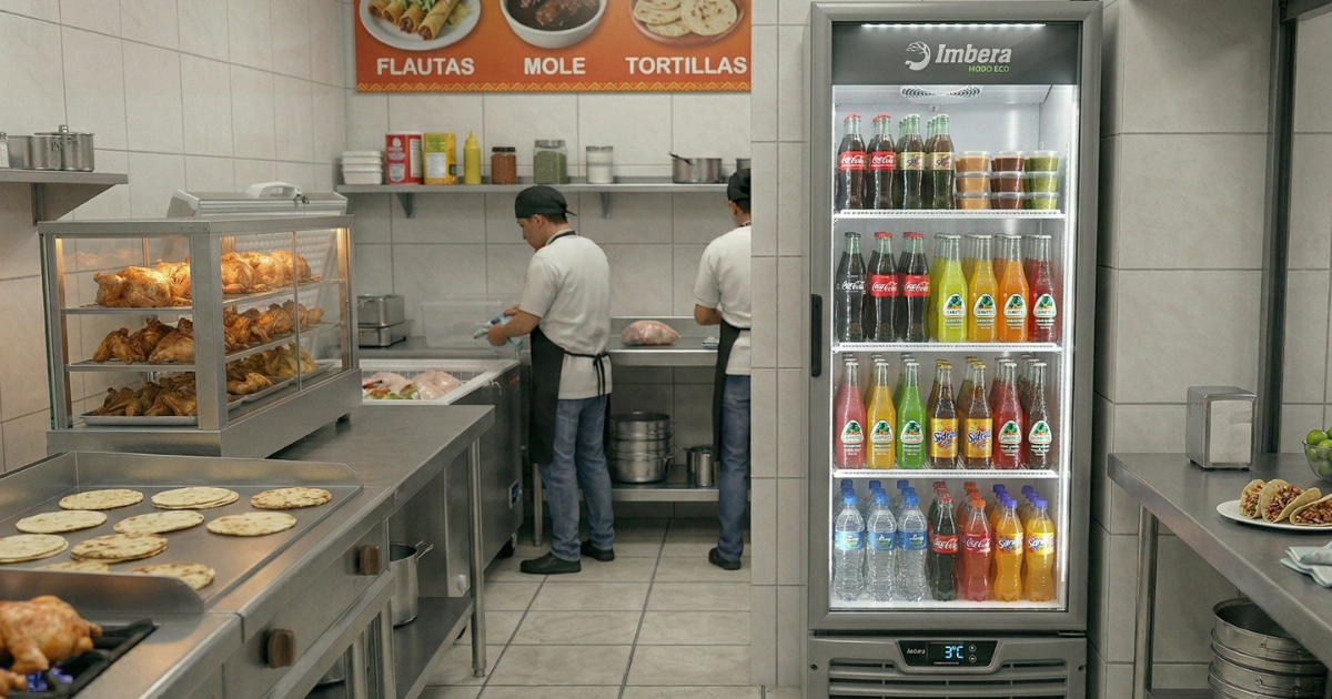 Refrigerador Vertical Exhibidor Imbera VR-08