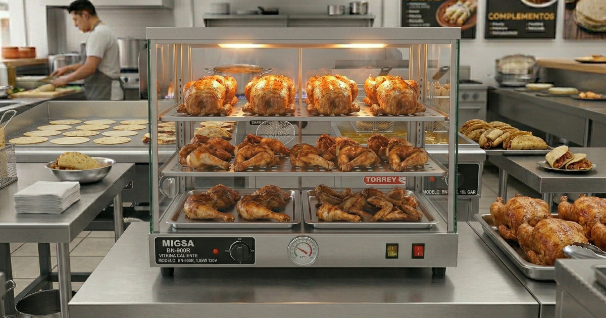 Vitrina Caliente MIGSA BN-900R